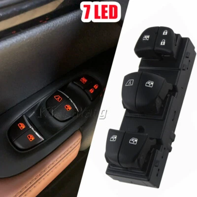 Driver Side Power Window Lifter Switch Fit For Nissan Tiida 2011 2012-2019 2020 - Image 1 of 2