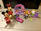 Disney Minnie Mouse Lot Racers Bowtique Playset Minnie Daisy Cuckoo-Loca Figaro