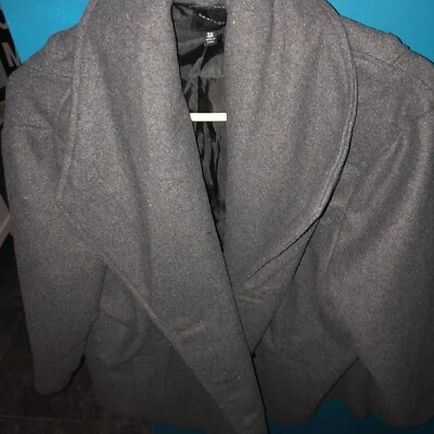 Abrigo para mujer gris/carbón ramage forrado 3X, solo usado unos pocos X’s Foto 1 de 4