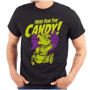 Halloween Dennis the Menace Here For Candy Womens or Mens Crewneck T Shirt Tee - Picture 1 of 7