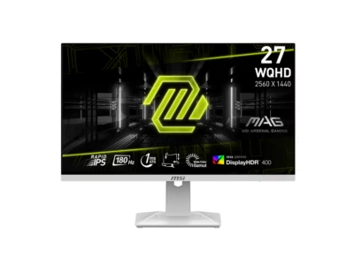 MSI 27" 180 Hz Rapid IPS QHD Gaming Monitor 2560 x 1440 (2K) 1ms (GTG) MAG274QRF - Image 1 of 4