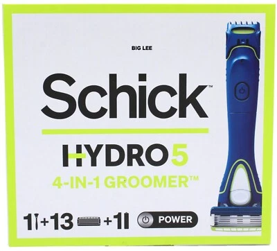 Schick Hydro 5 4-IN-1 Groomer Battery Power 1 Razor Handle + 13 Cartridges - Image 1 of 4