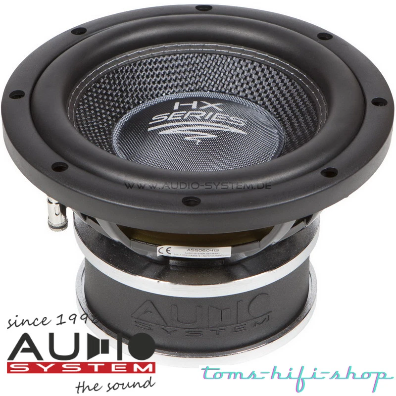 Audio System HX-08 SQ 20cm High-End Subwoofer 300 Watt Auto Woofer 8" Sub - Bild 1 von 1