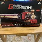 Temi G1 Classical Locomotive Glocomotive Train Set Steam Effect Battery Operated
