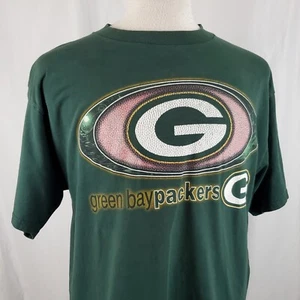 Green Bay Packers Logo 7 Vintage T-Shirt Herren XL Logo Football NFL Lambeau Field - Bild 1 von 7
