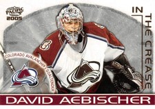 2004-05 Pacific In The Crease #3 David Aebischer
