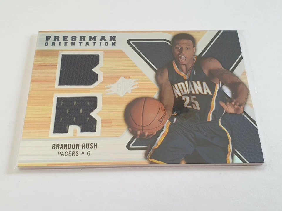 2008-09 SPx Freshman Orientation Brandon Rush Dual Jersey Card- Indiana Pacers - Image 1 of 1