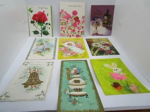 Vintage 10 Stück Ostern Baby Jahrestag Get Well beste Wünsche ~ ohne Schreiben ~ - Bild 1 von 9