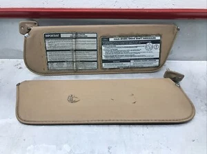1980-1992 Ford Truck or Bronco Brown/Tan sunvisors Sun Visors OEM Diesel 6.9 7.3 - Picture 1 of 10