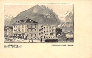 Schweiz - MEIRINGEN (BE) Central-Hotel Löwen - Verlag Brugger - Picture 1 of 2