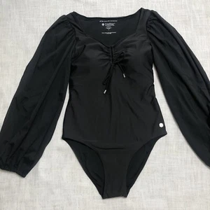Coolibar Swimsuit Womens Small One Piece Long Sleeve Aire Sleeve UPF 50 Sun Pro - Imagen 1 de 16