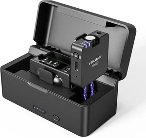 Wireless Lavalier Microphone System with Portable Charging Case 2.4G Lapel Mic - Picture 1 of 8