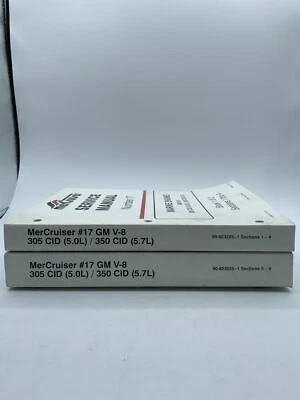 MerCruiser Manual de Servicio Motores Marinos Libros 1 y 2 GM V8 1996 Tapa blanda Raro Foto 1 de 4