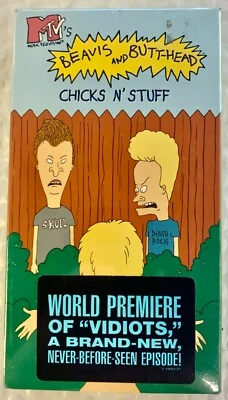 Beavis and Butt-Head - Chicks N Stuff (VHS, 1995) New Sealed MTV RARE OOP  - Image 1 of 4