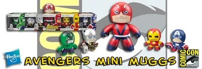SDCC 2011 Hasbro Exclusive: Marvel - THE AVENGERS Mini Muggs Vinyl Figures 5-pk - Image 1 of 4