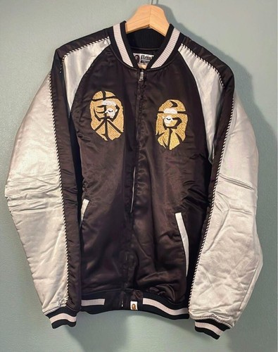 A BATHING APE (BAPE) A Bathing Ape Souvenir Jacket Sukajan Stadium Jacket Uomo Taglia M