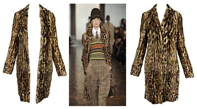 F/W 2012 Ralph Lauren Collection Purple Label Runway "Joslyn" Ocelot Fur Coat - Image 1 of 4