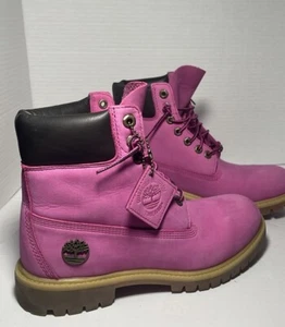 Pink Timberlands Susan G Komen edition Breast Cancer Awareness Mens 7.5 - Picture 1 of 12