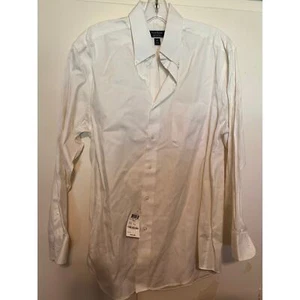 New With Tags Club Room Regular Fit button down white shirt - Picture 1 of 4