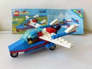 Lego Vintage Set. Lego System.Flugzeug.Nr 6536 von 1993.100% komplett m.Anleitung - Bild 1 von 2