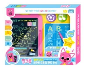 Pinkfong Smart Drawing Pad Set 10.5" Color LCD Electronic Baby Kids Learning - Picture 1 of 7
