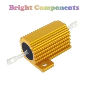 25W Aluminium Clad Power Resistor - 100 Ohms (100R) - UK Seller - Picture 1 of 1