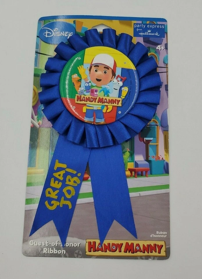 Disney Handy Manny Party Supplies Invitado de Honor Cinta Favores  Foto 1 de 3