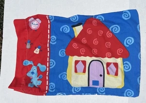 Vintage Blue's Clues Standard Pillow Case Viacom Nice Condition - Picture 1 of 11