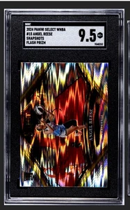 2024 Panini Select WNBA #15 Angel Reese Snapshot Flash Prizm Rookie RC SGC 9.5 - Picture 1 of 2