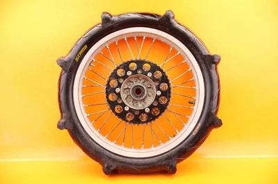 Yamaha YZ450F YZ250F 2001-2008 llanta trasera completa buje radios neumático paleta Foto 1 de 4