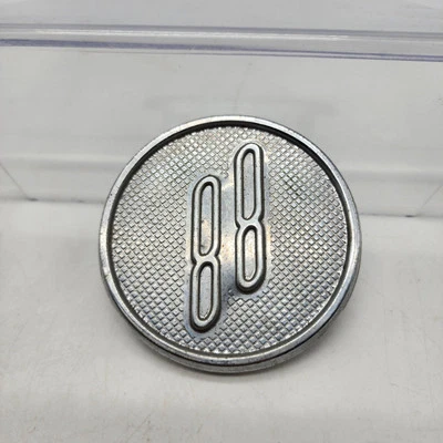 Olds DELTA 88 Emblem Oldsmobile Badge Trim Chrome Medallion Script Wheel Royale - Image 1 of 4