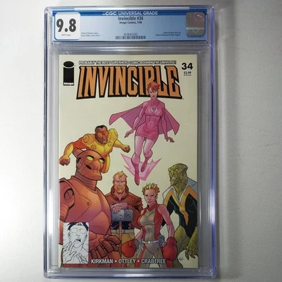 INVINCIBLE #34 CGC 9.8 Future Guardians of the Globe App Image 2006 WP - Image 1 of 4