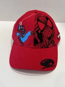 Universal Studios Marvel Spiderman Adult Hat Cap Red Embroidered Adjustable NWT - Picture 1 of 7