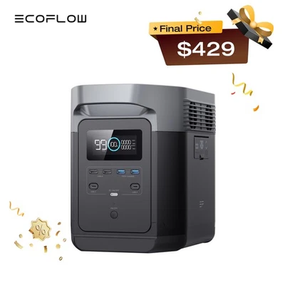 Central Eléctrica Portátil EcoFlow DELTA 1300 1260Wh Generador para Exterior, Respaldo Foto 1 de 4