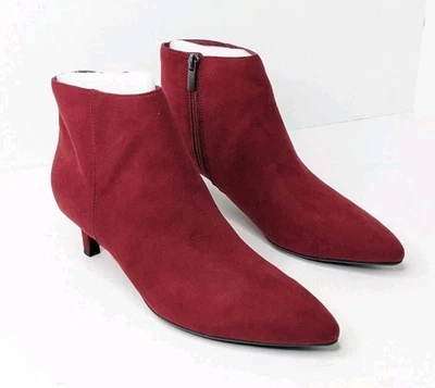 Botines Naturalizer Giselle, rojos, para mujer 6,5 Foto 1 de 4