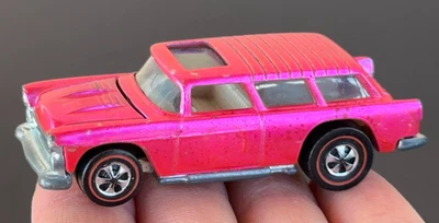 De colección Hot Wheels Redline 1970 Rosa Brillante Clásico Nómada - ¡SÚPER DULCE! Foto 1 de 4