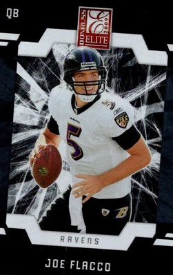 2009 Donruss Threads Triple Threat Joe Flacco/Derrick Mason/Willis McGahee - Image 1 of 2