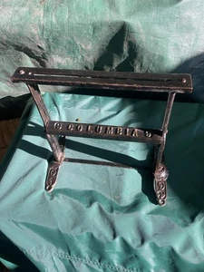 Antique Vic Columbia 9 Mercantile General Store Cast Iron Paper Roll Dispenser - Picture 1 of 10