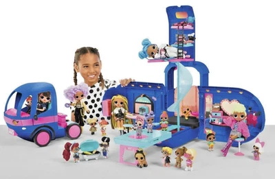 LOL Surprise OMG 4 en 1 Glamper Eléctrico Azul 55+ Sorpresas 2020 Sellado en Caja Foto 1 de 4