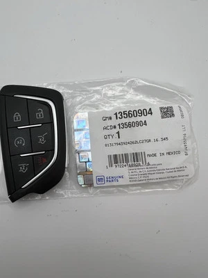 Genuine GM Cadillac Escalade Keyless Remote Key Fob Transmitter 13560904 OEM - Image 1 of 2