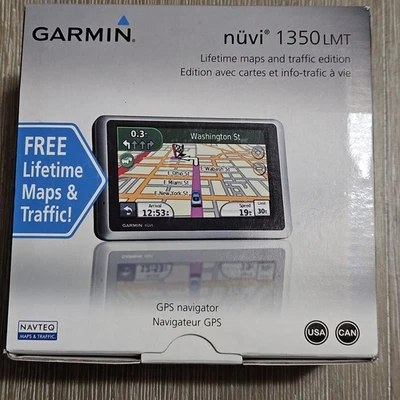 Garmin Nuvi 1350 LMT GPS Navigator 4.3in Touchscreen Lifetime Maps & Traffic Ed - Image 1 of 4