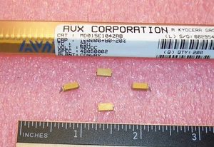 Menge (80) 0,1uf 50V +80/-20% Z5U KERAMIK "TAUCHSCHUTZ" MD015E104ZAB AVX - Bild 1 von 3