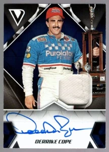 DERRIKE COPE NASCAR AUTO RACE USED FIRESUIT PATCH SP 2019 PANINI VICTORY LANE B - Picture 1 of 1