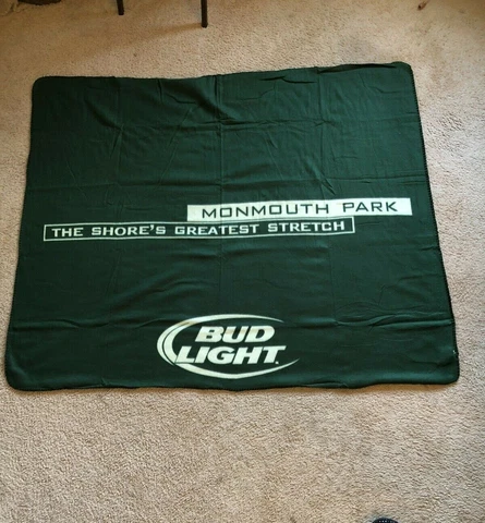 Monmouth Park Race Track Blanket New/Never Used in Package (green) Cover