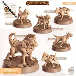 Bull Terrier Miniatures by Castnplay, Dnd Miniature / Tabletop Miniature Dog - Picture 1 of 1