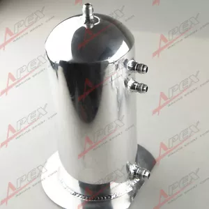 2.5L Fuel Surge Tank Swirl Pot Suit Bosch 044 Fuel Pump AN Dash Fittings - Picture 1 of 5