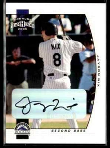 2005 Donruss Team Heroes Jayson Nix Auto Colorado Rockies #368 - Picture 1 of 2