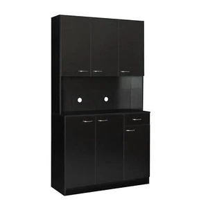 2025/70.87" Tall Wardrobe Kitchen Cabinet 6-Doors 1-Open Shelves bedroom - Picture 1 of 16