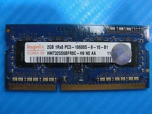 HP ProBook 15.6" 455 G3 OEM 2GB RAM Memory PC3-10600S HMT325S6BFR8C-H9 - Picture 1 of 2