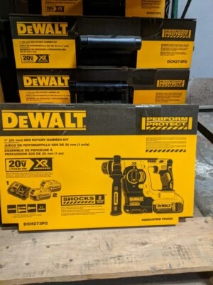DEWALT DCH273P2 20V MAX LITHIUM-ION BRUSHLESS SDS 3 MODE 1" ROTARY HAMMER KIT - Image 1 of 2